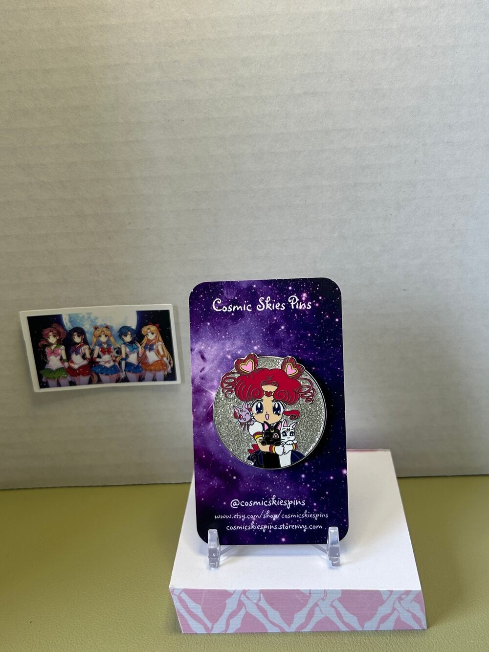 Sailor Moon Pin Cosmic Skies Pins Sailor Chibi Chibi Moon Luna Artemis Diana Cat